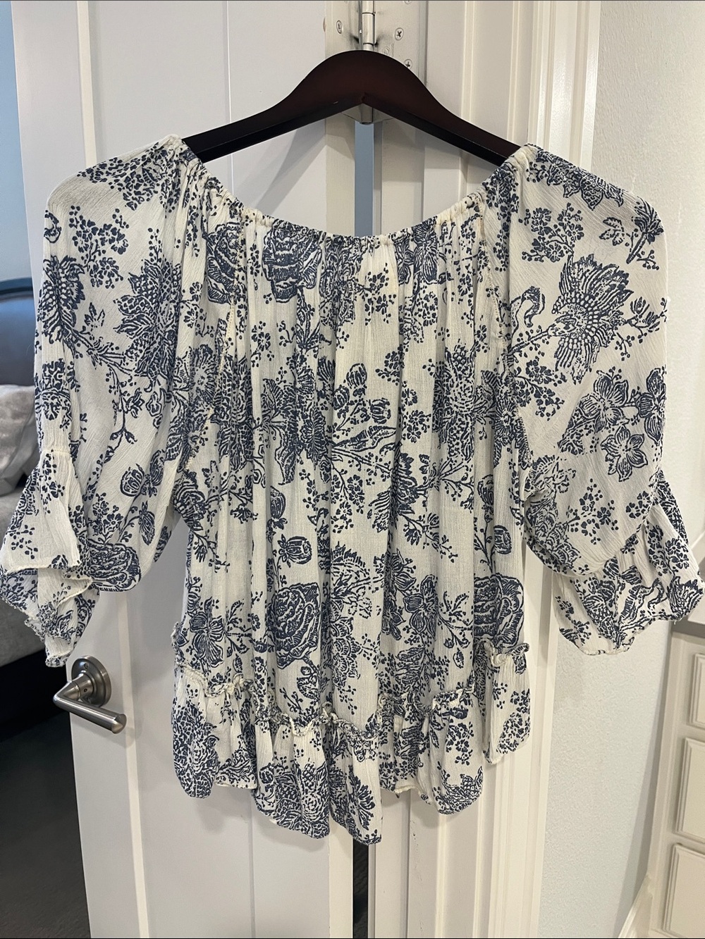 Women’s Denim & Supply Ralph Lauren Peasant Blouse - Picture 2 of 9